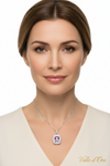 SPN DIAMOND NECKLACE 18KW