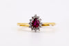 RUBY & DIAMOND RING 18KW