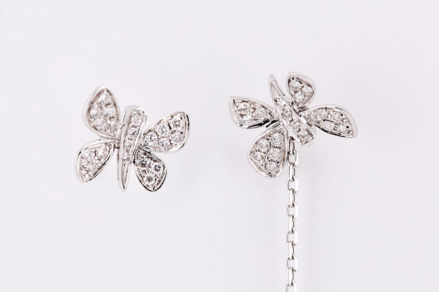 DIAMOND EARRING 18KW
