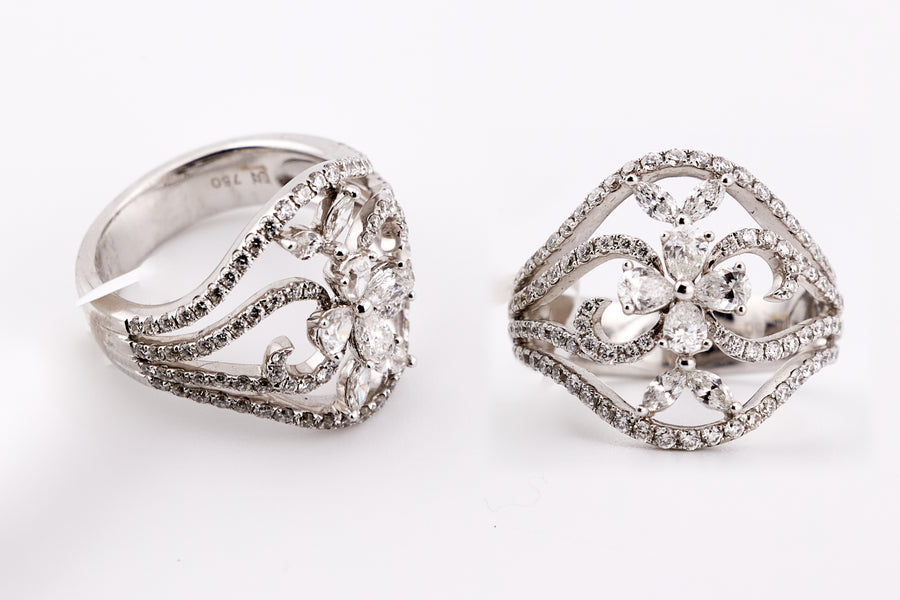 DIAMOND RING 18KW