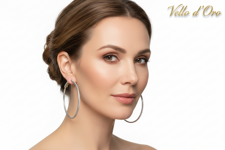 DIAMOND EARRING 18KW