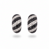 B&W DIAMOND EARRING 18KW