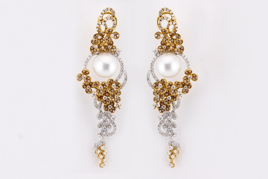 PRL DIAMOND EARRING 18KW