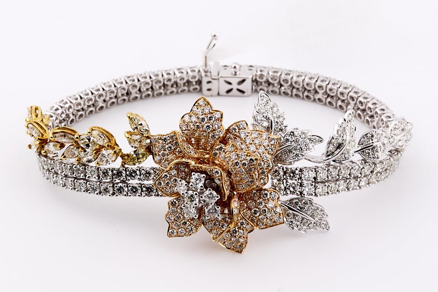DIAMOND BRACELET 18KW