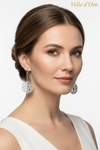 DIAMOND EARRING 18KW