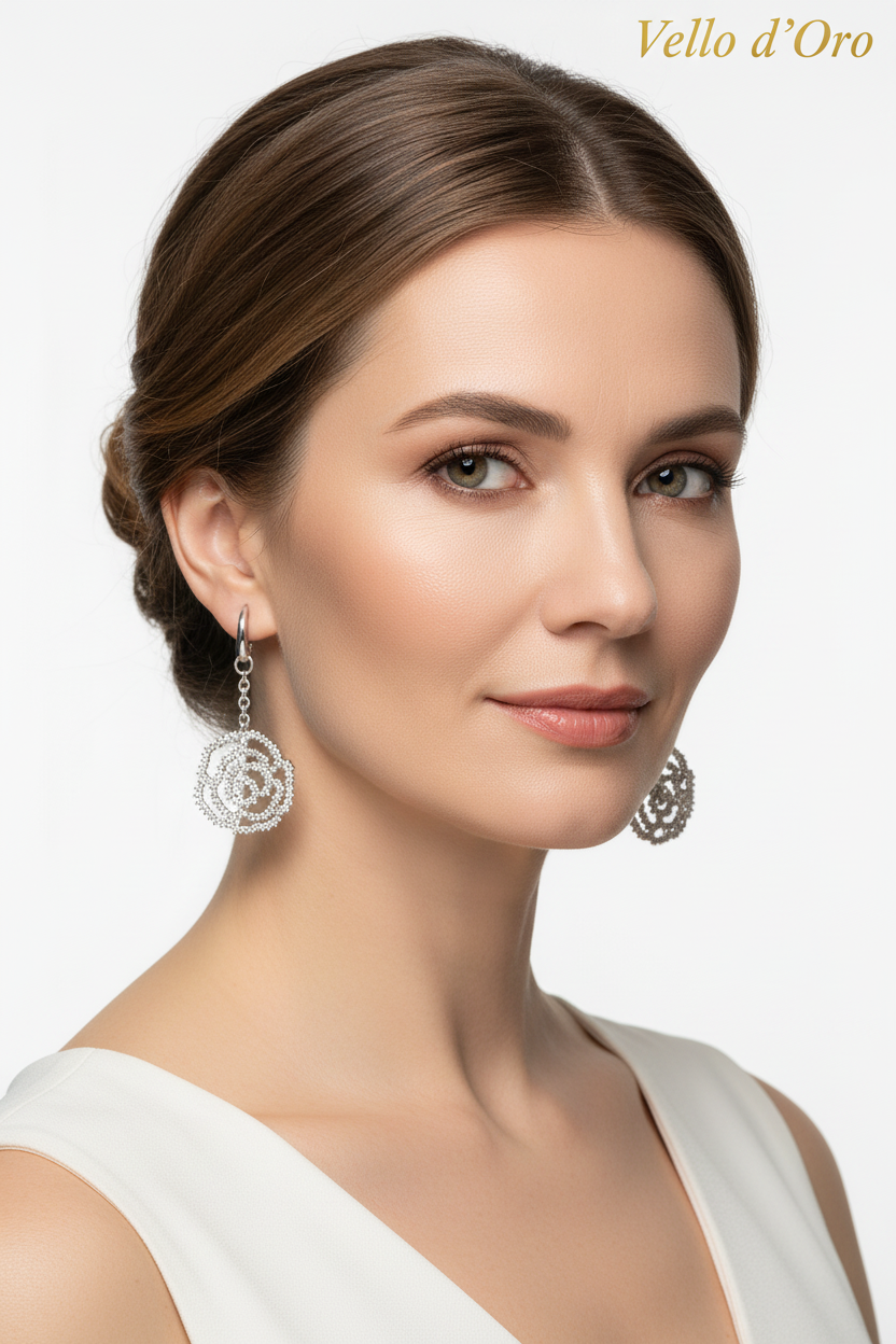 DIAMOND EARRING 18KW