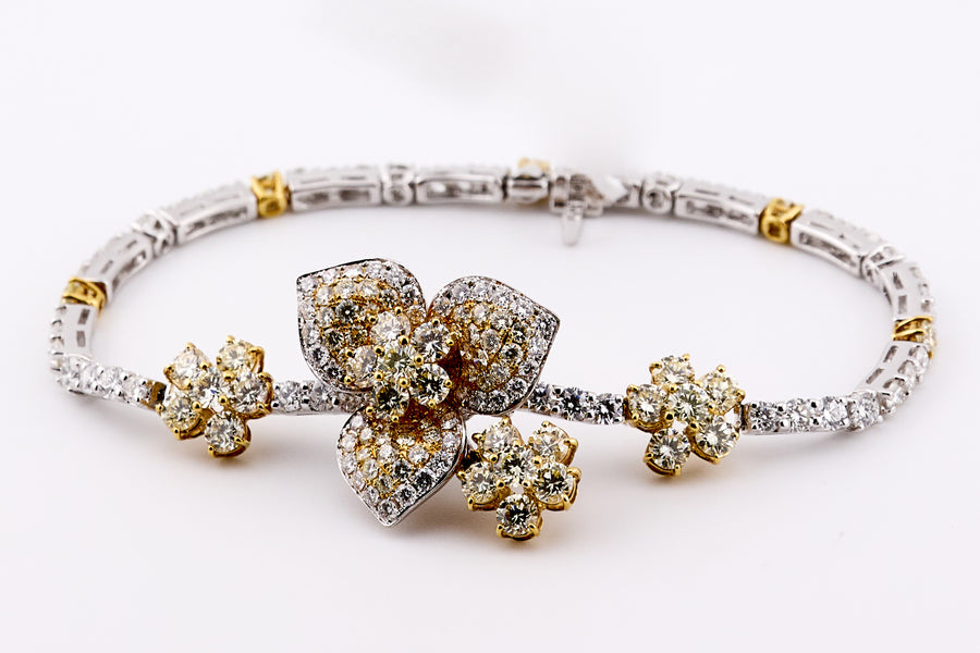 DIAMOND BRACELET 18KW