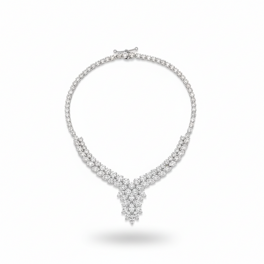 DIAMOND NECKLACE 18KW