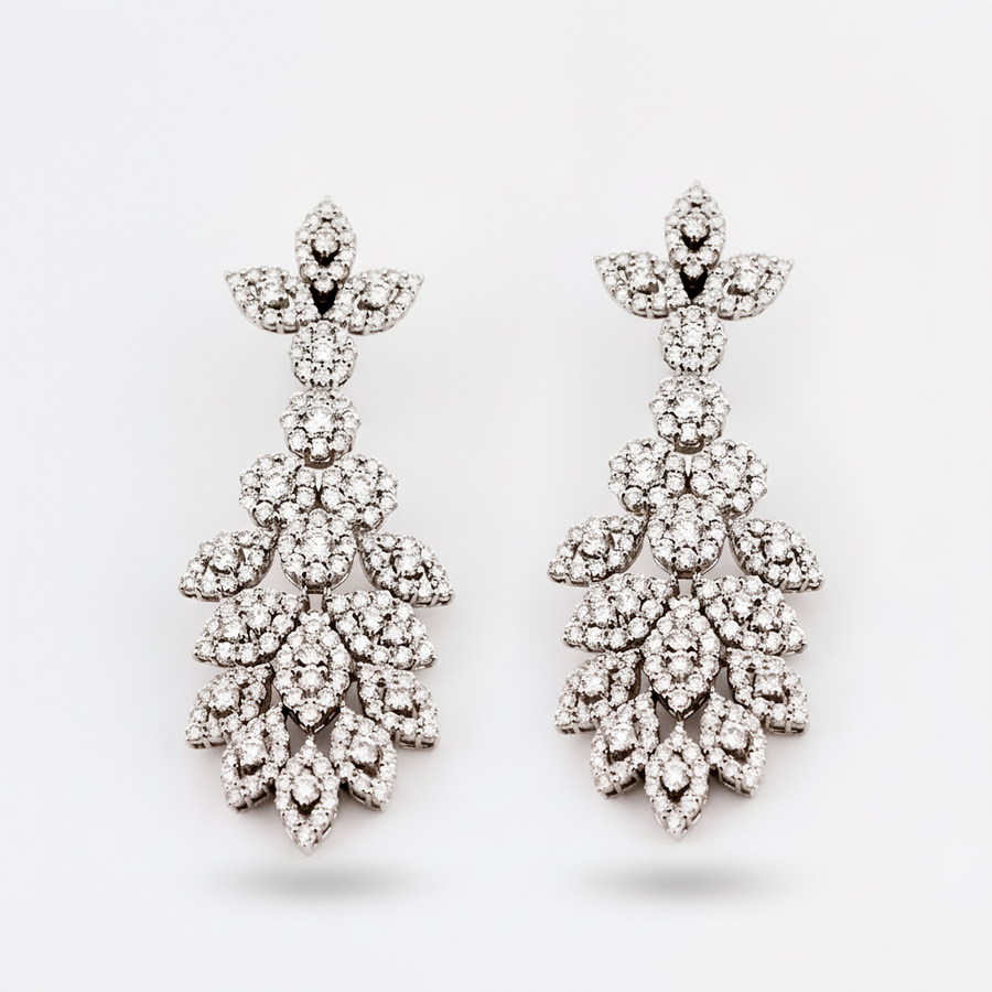 DIAMOND EARRING 18KW