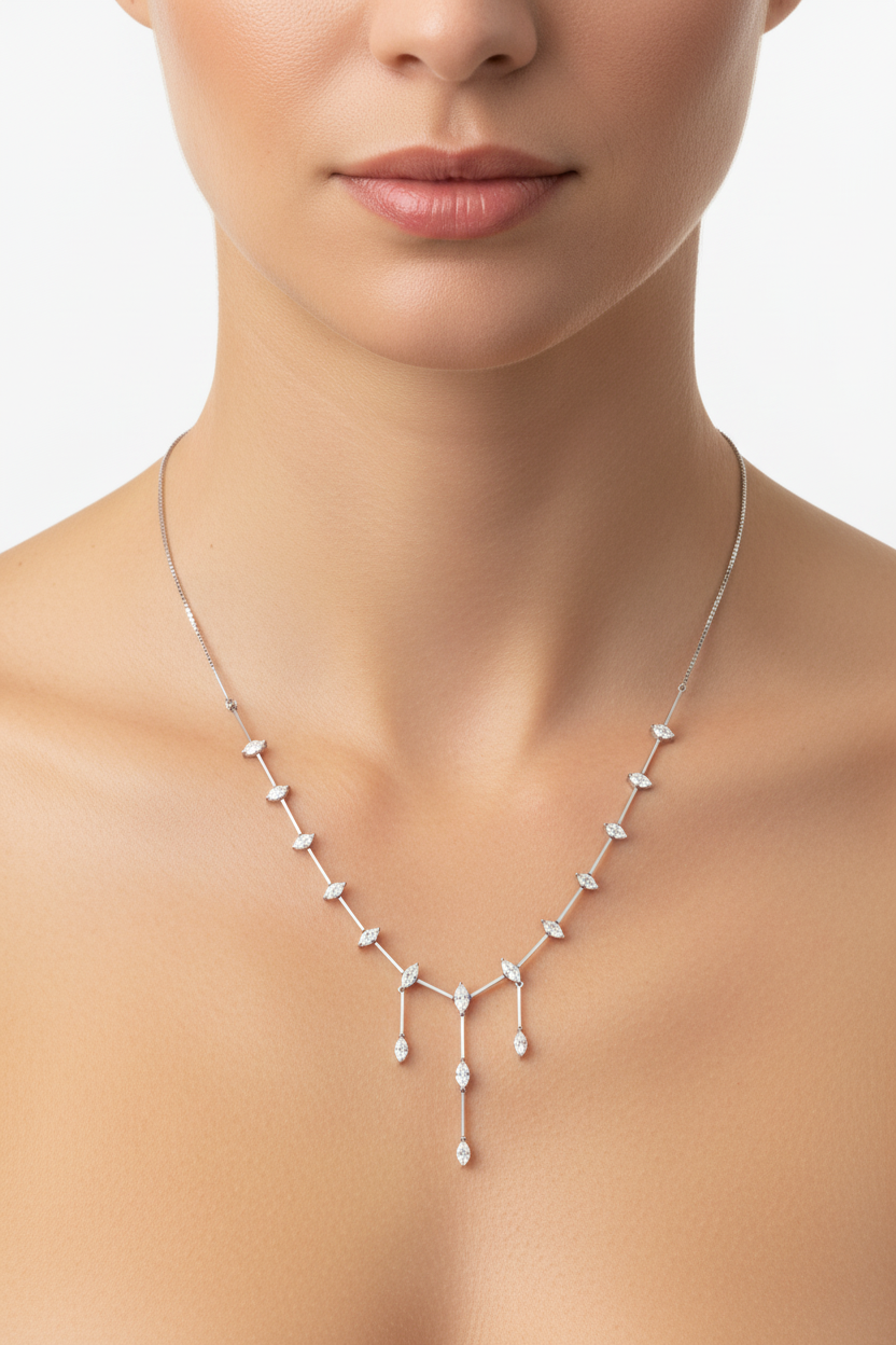 DIMAOND NECKLACE 18KW