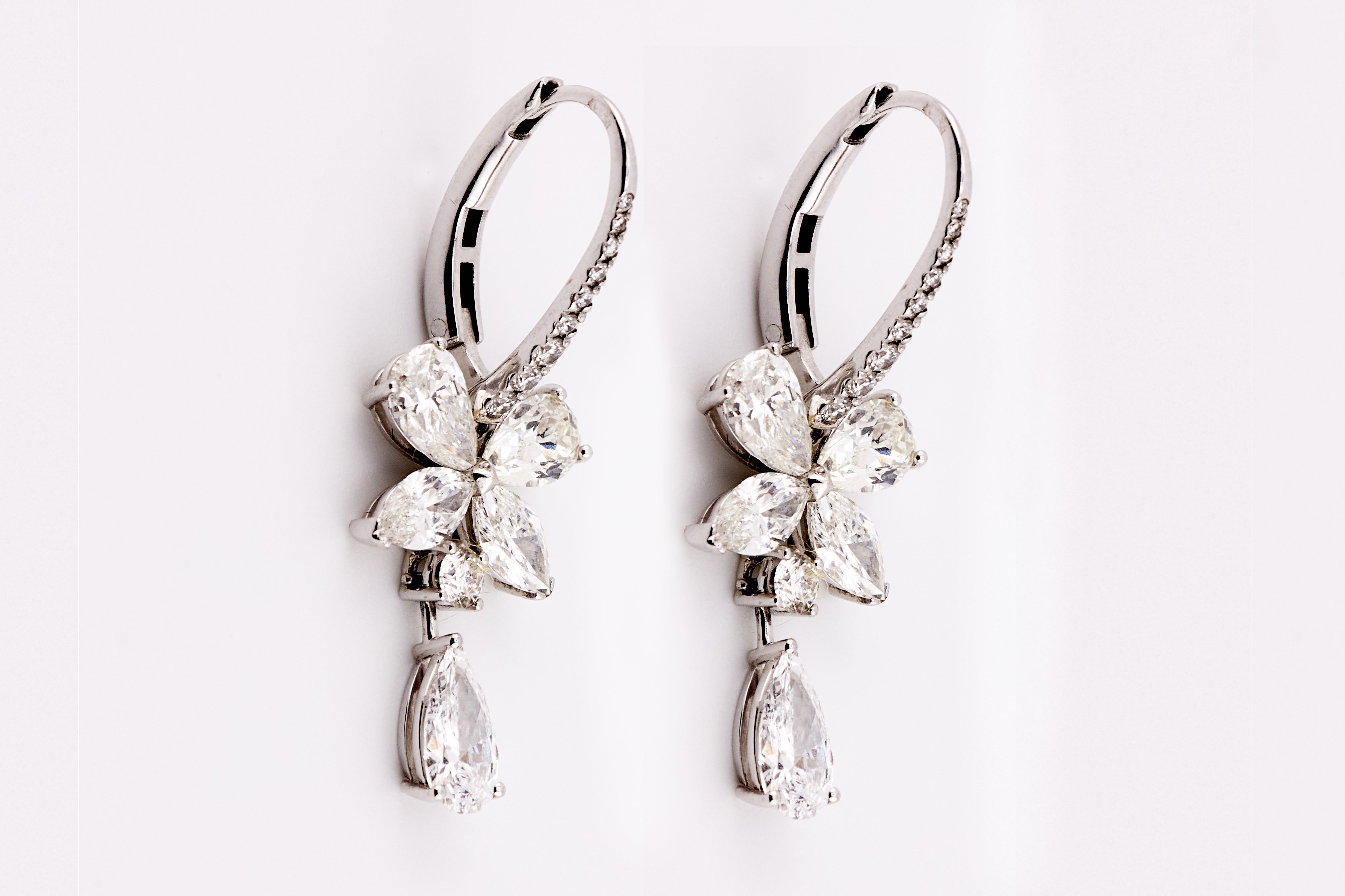 DIAMOND EARRING 18KW