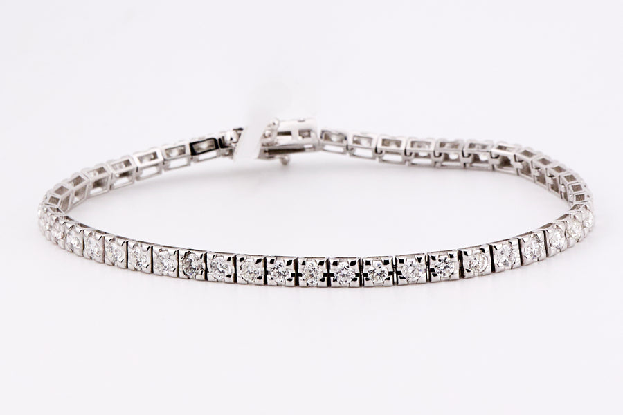 DIAMOND TENNIS BRACELET 18KW