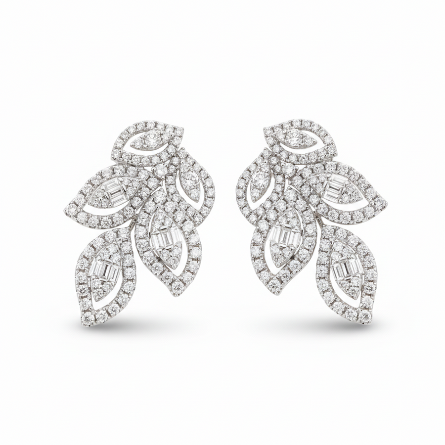 DIAMOND EARRING 18KW