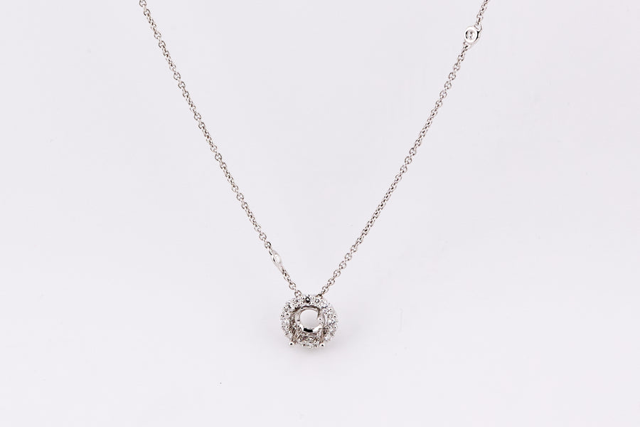 DIAMOND NECKLACE 18KW