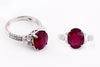 RUBY & DIAMOND RING 18KW