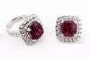 RUBY & DIAMOND RING 18KW
