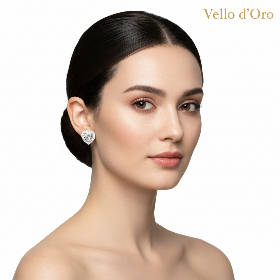 DIAMOND EARRING 18KW