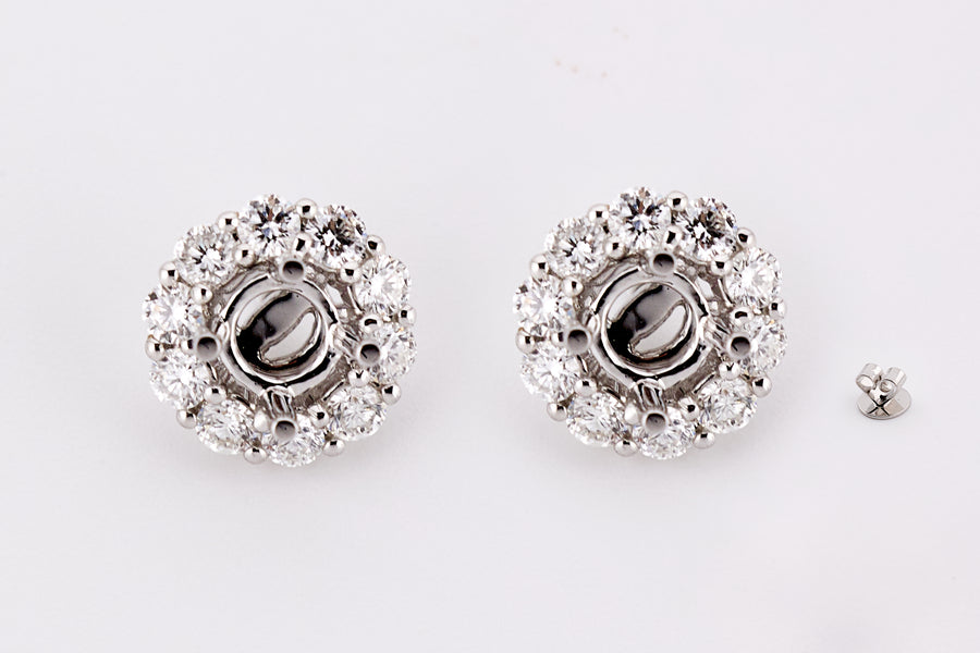 DIAMOND EARRING 18KW