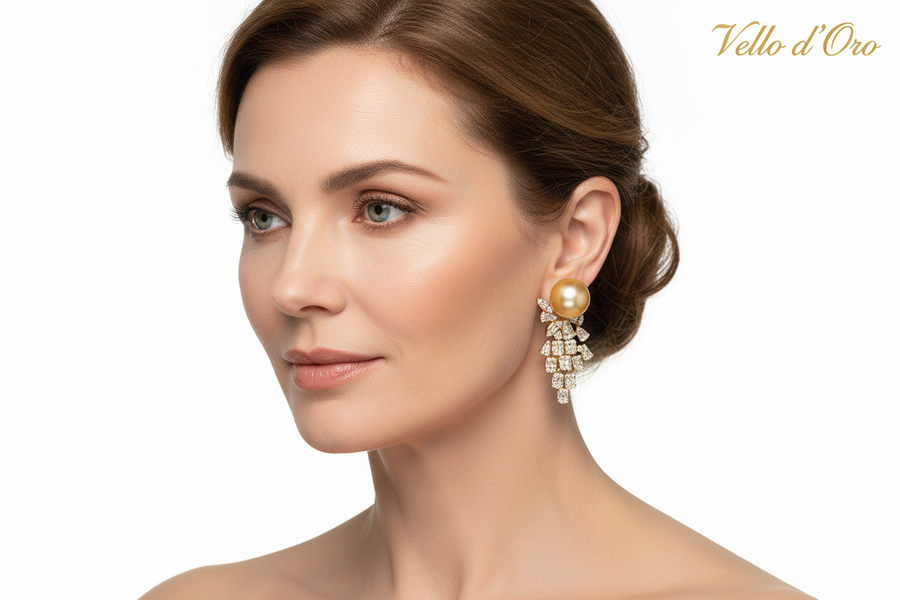PRL DIAMOND EARRINGS 18KW