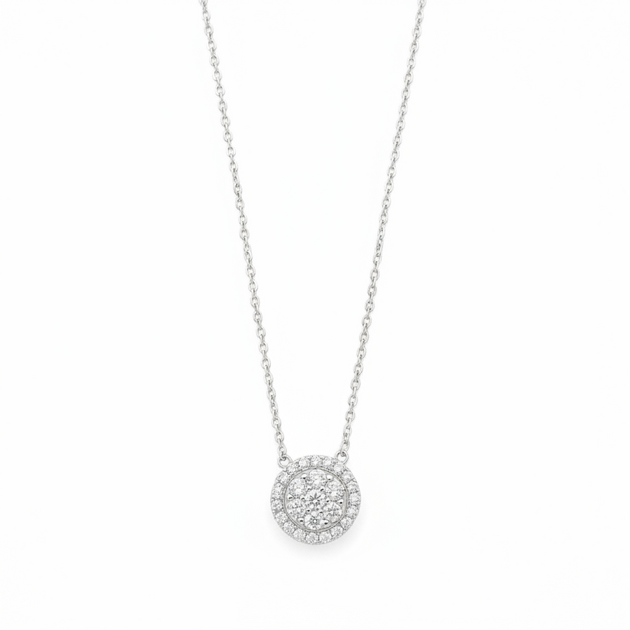 DIAMOND NECKLACE 18KW