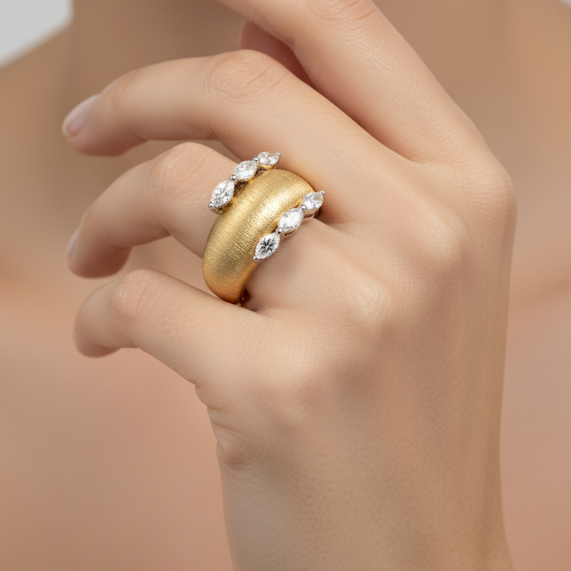 DIAMOND RING 18KW