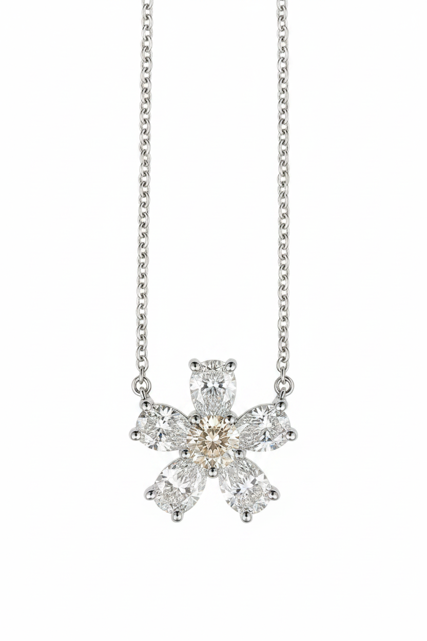 DIAMOND NECKLACE 18KW