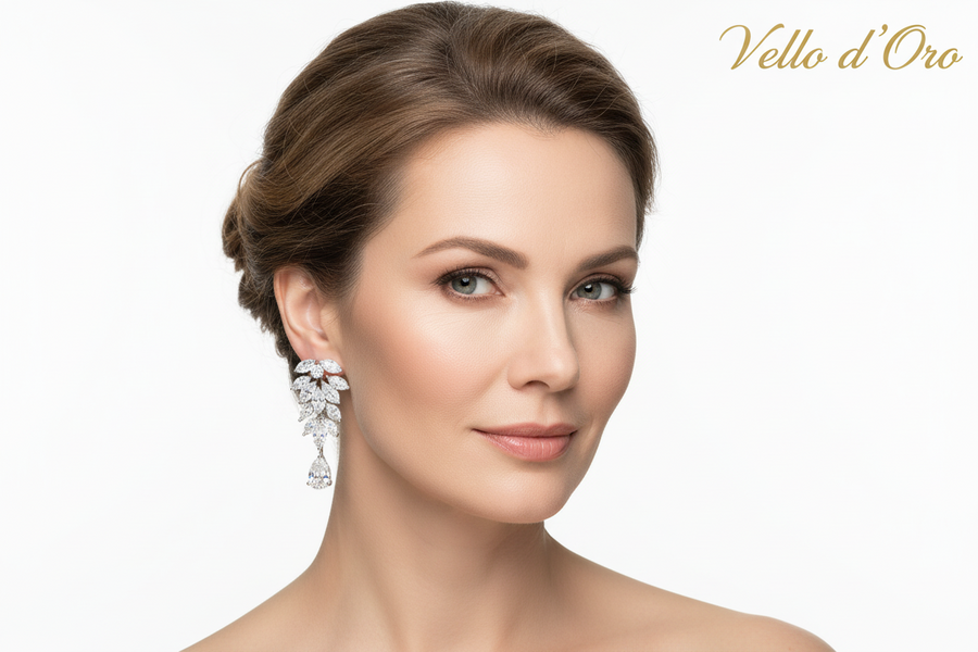 DIAMOND EARRING 18KW
