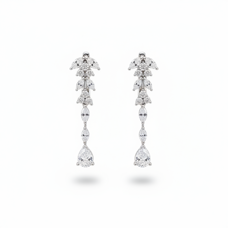 DIAMOND EARRING 18KW