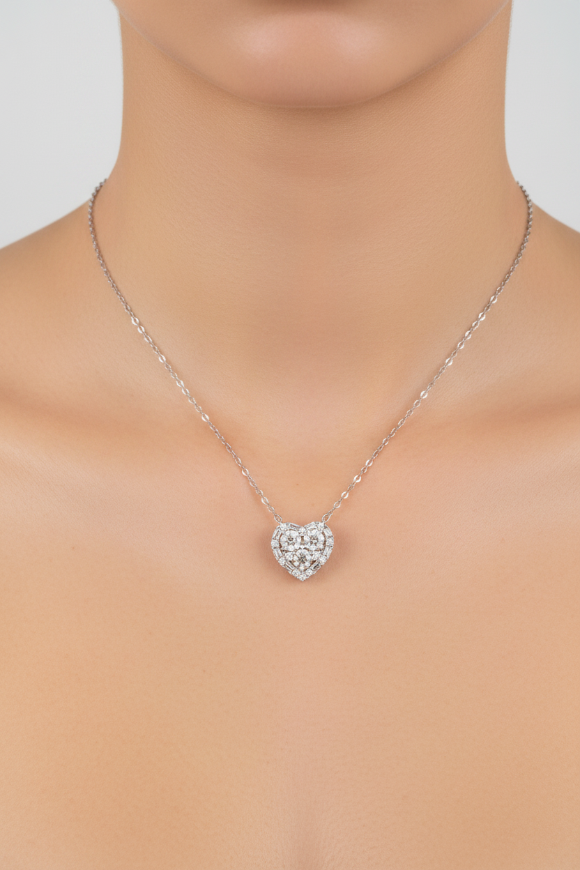 DIAMOND NECKLACE 18KW