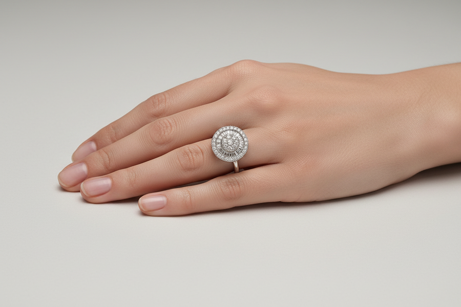 DIAMOND RING 18KW