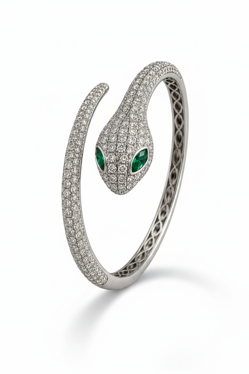 DIAMOND BANGLE 18KW