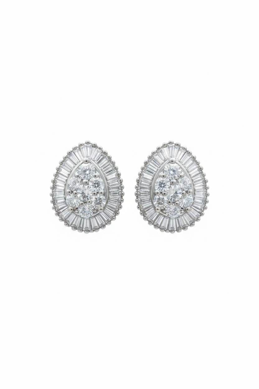 DIAMOND EARRING 18KW