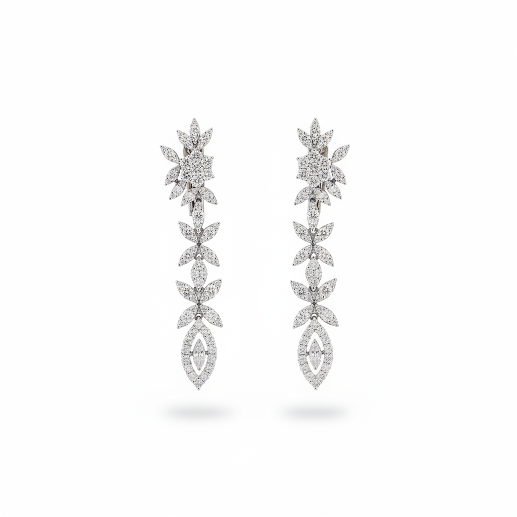 DIAMOND EARRING 18KW