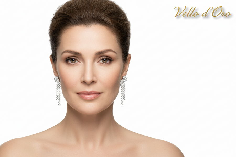 DIAMOND EARRING 18KW