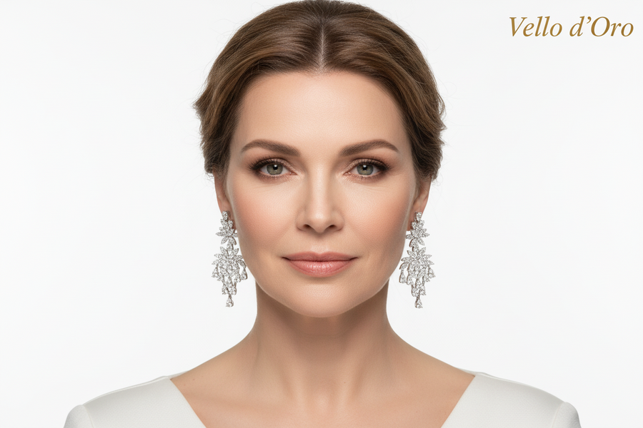 DIAMOND EARRING 18KW