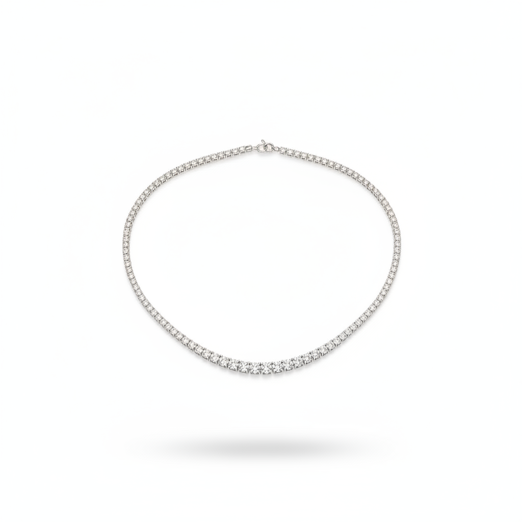 DIAMOND NECKLACE 18KW