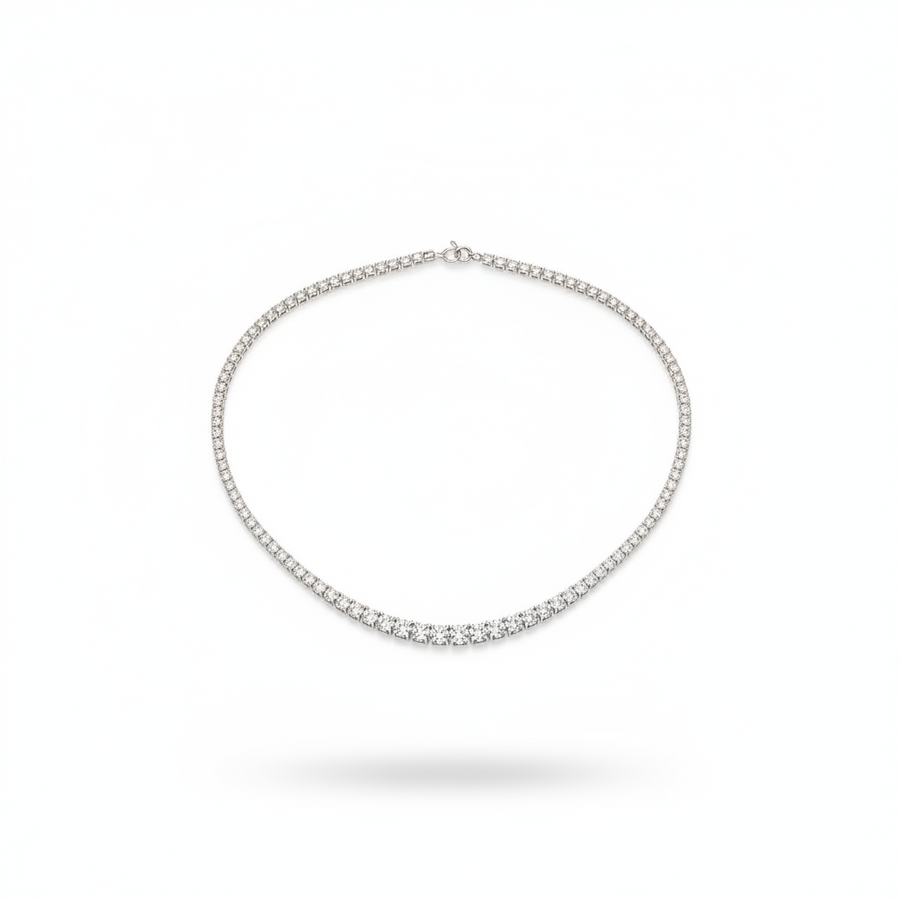 DIAMOND NECKLACE 18KW