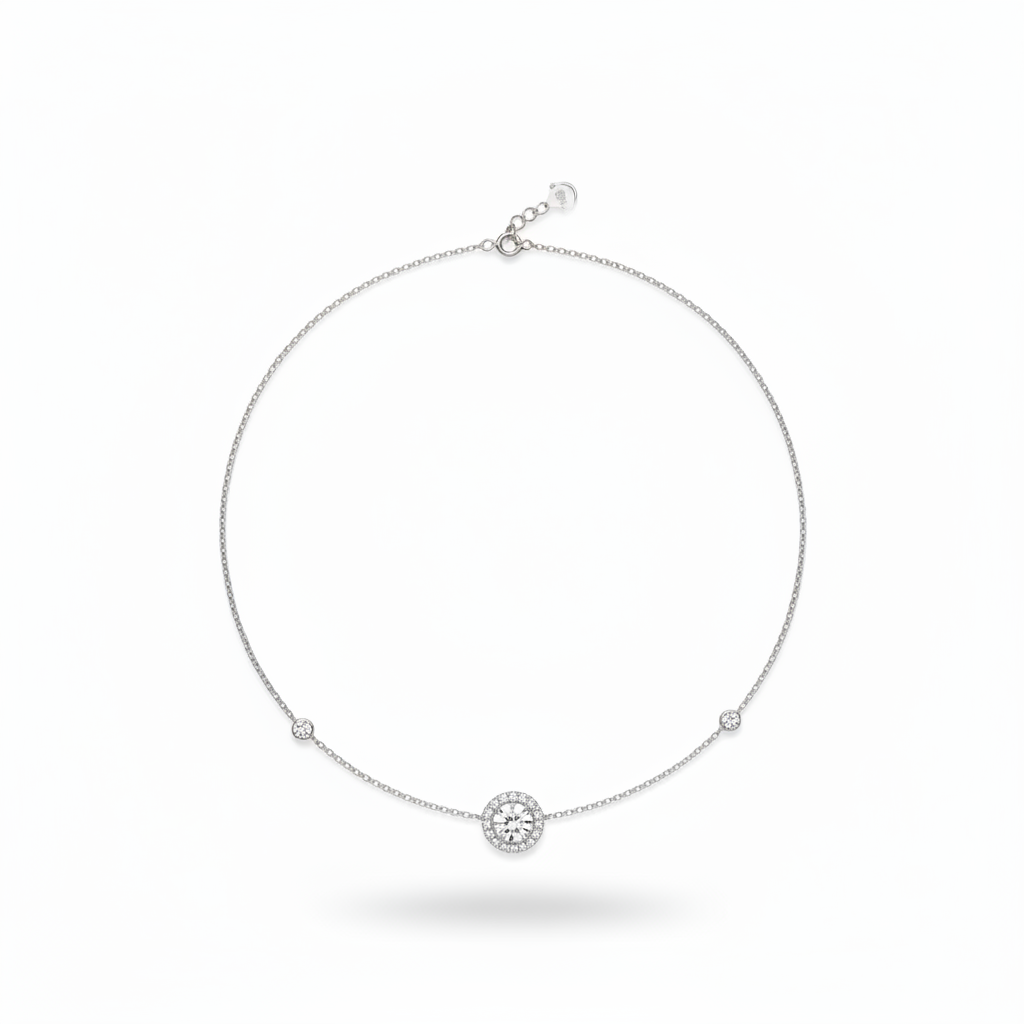 DIAMOND NECKLACE 18KW