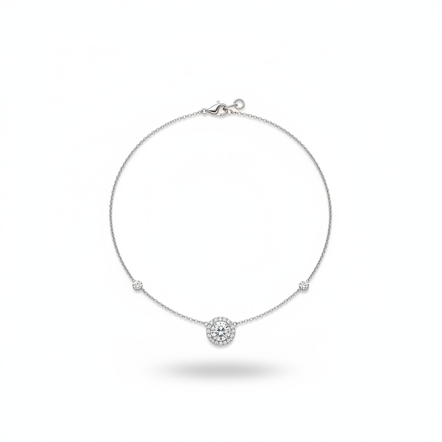 DIAMOND NECKLACE 18KW