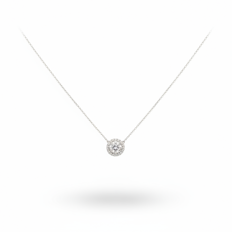 DIAMOND NECKLACE 18KW