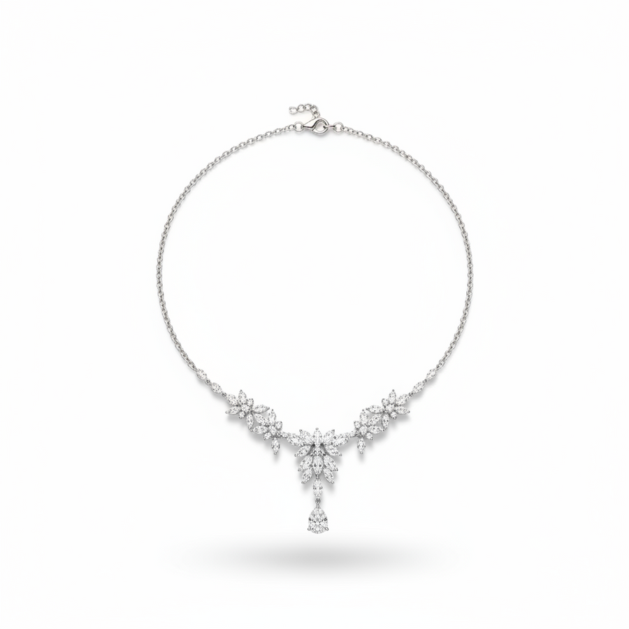 DIAMOND NECKLACE 18KW