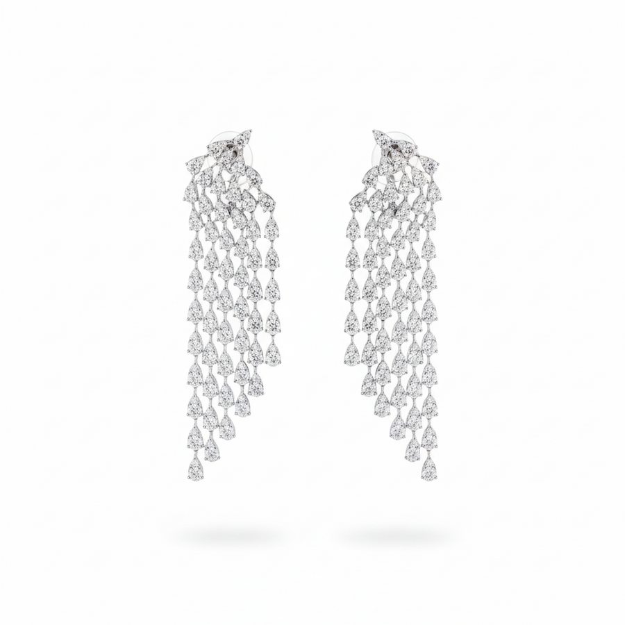 DIAMOND EARRING 18KW