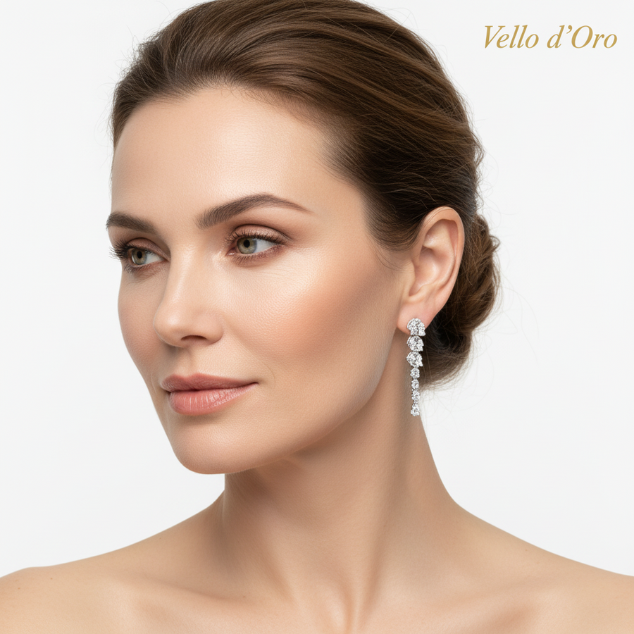 DIAMOND EARRING 18KW
