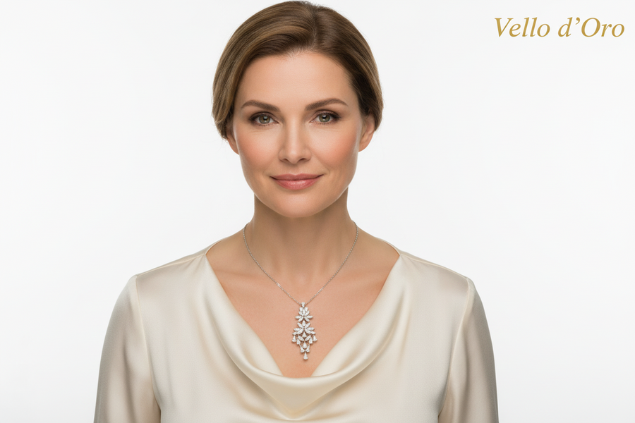 DIAMOND NECKLACE 18KW