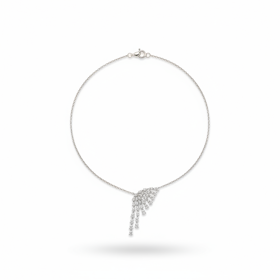 DIAMOND NECKLACE 18KW
