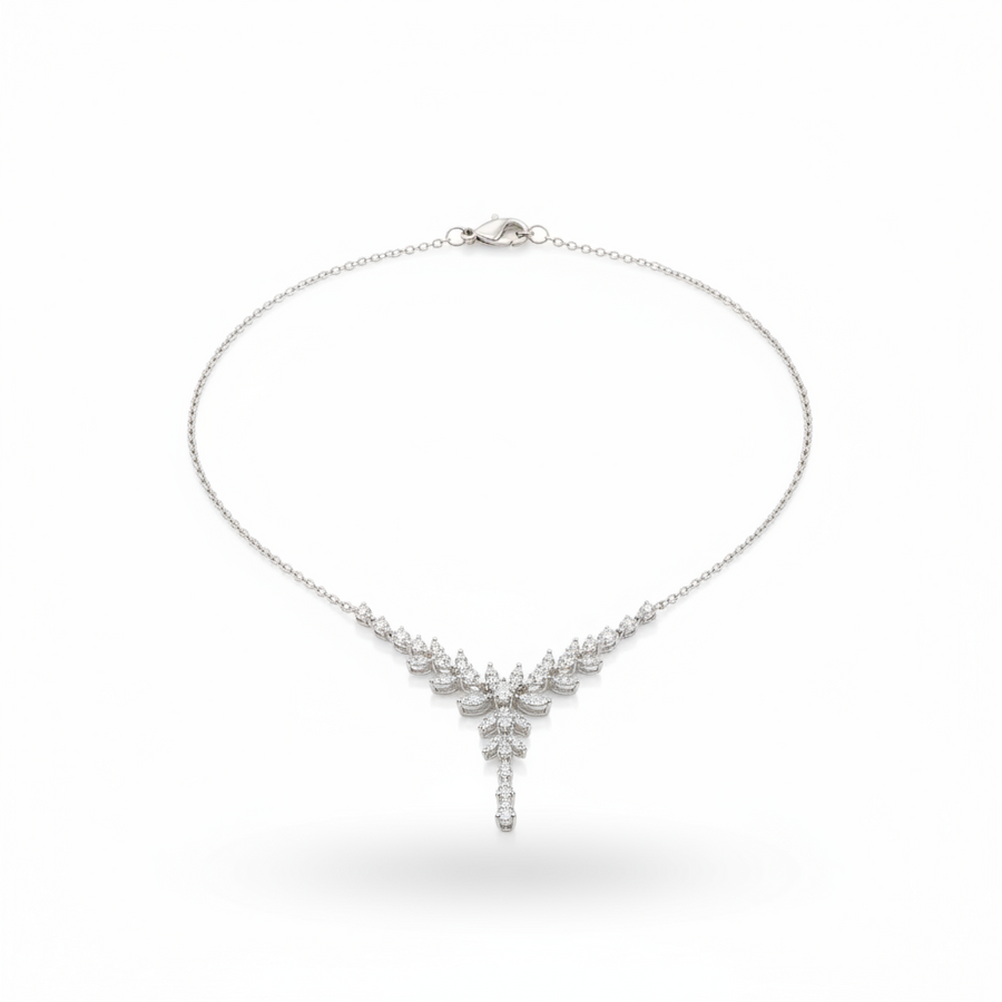 DIAMOND NECKLACE 18KW