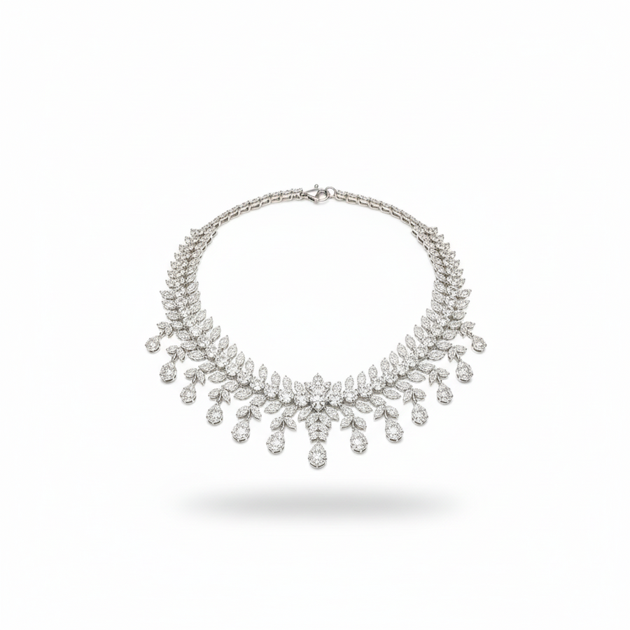 DIAMOND NECKLACE 18KW