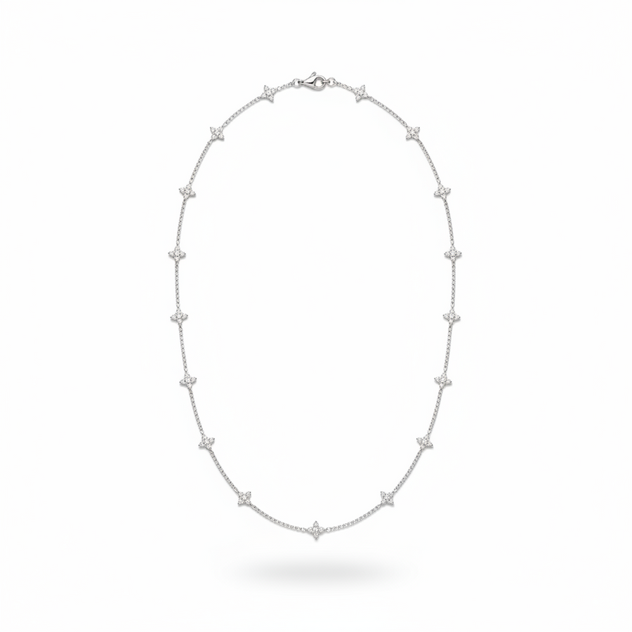 DIAMOND NECKLACE 18KW