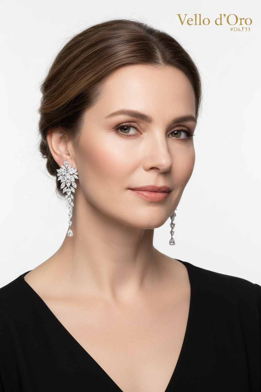 DIAMOND EARRING 18KW