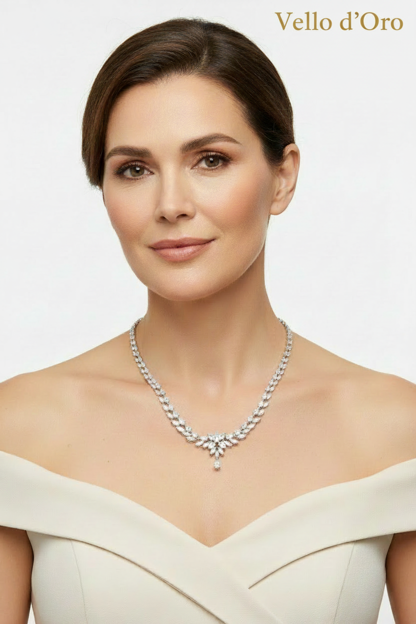 DIAMOND NECKLACE 18KW